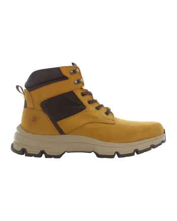 Ghete de piele si piele ecologica, Maro inchis/Galben mustar