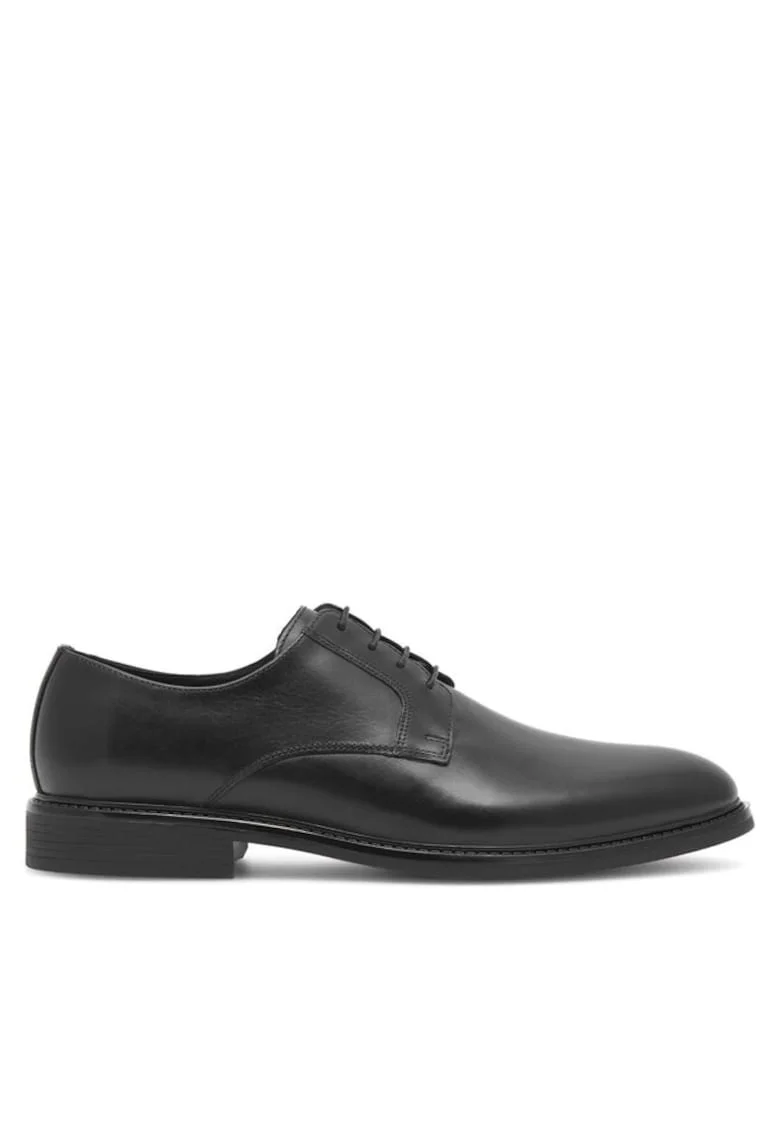 Pantofi barbati,  590558843610240, Piele naturala, Negru