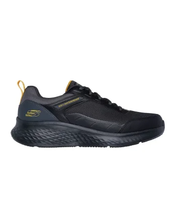 Pantofi sport impermeabili cu insertii de piele, Negru