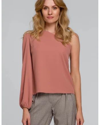 Bluza pe un singur umar,  Roz prafuit