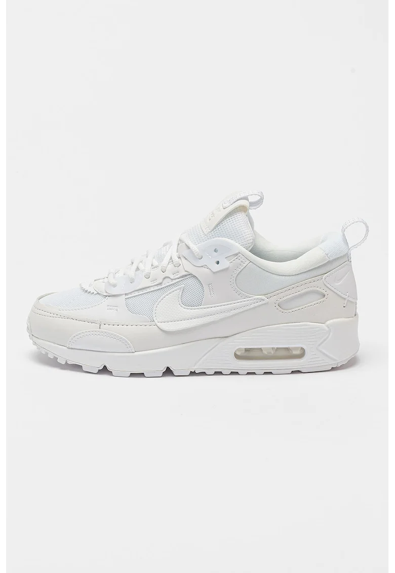 Pantofi sport cu garnituri de piele Air Max 90 Futura, Alb