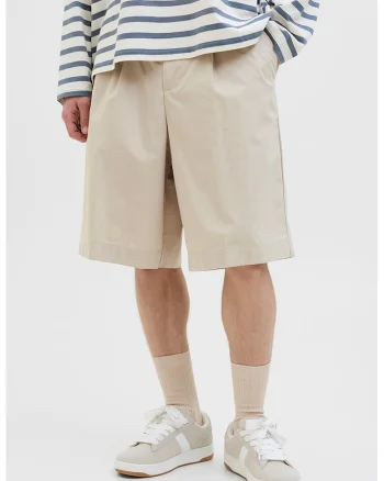 Pantaloni chino scurti, Bej deschis
