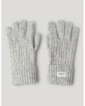 Manusi tricotate, Gri melange