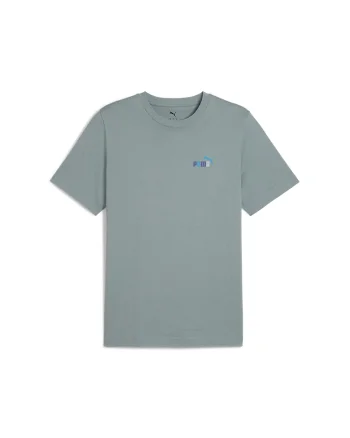 Tricou regular fit de bumbac cu model grafic, Negru/Albastru indigo/Verde persan