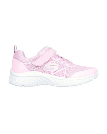 Pantofi sport cu velcro Microspec Plus Swirl Sweet, Roz deschis