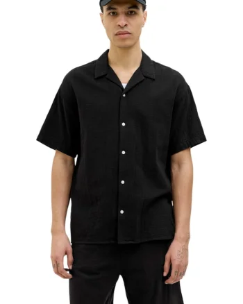 Camasa JACK &JONES Easter Patras Resort 42693, Negru