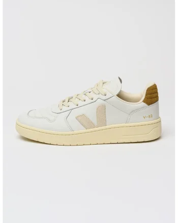 Pantofi sport low-cut de piele, Alb