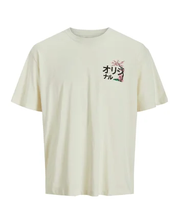Tricou cu decolteu la baza gatului si imprimeu, Verde pal