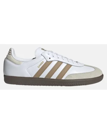 Pantofi sport unisex din piele cu garnitura din piele intoarsa Samba OG