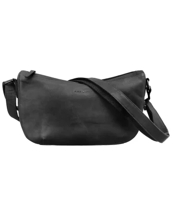 Geanta umar piele naturala 34 x 20 cm, Fiorentina,, Negru