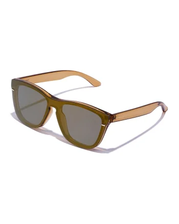Ochelari de soare unisex cu lentile polarizate, Maro inchis/Bej