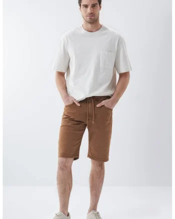 Pantaloni scurti cu snur pentru ajustare in talie