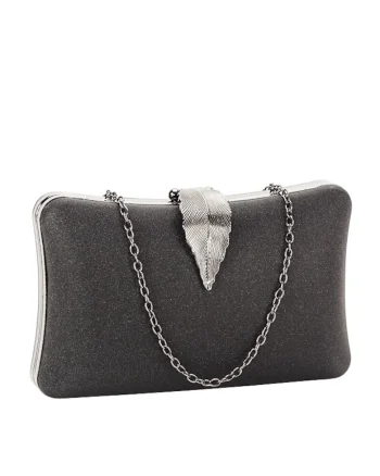 Geanta clutch albastru inchis simplu BME-600 05 10513, Negru
