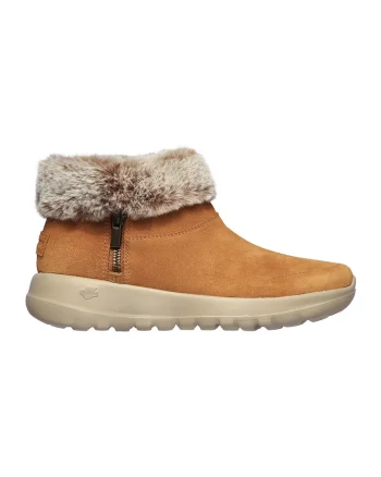 Ghete de piele nabuc On The Go Joy, Caramel