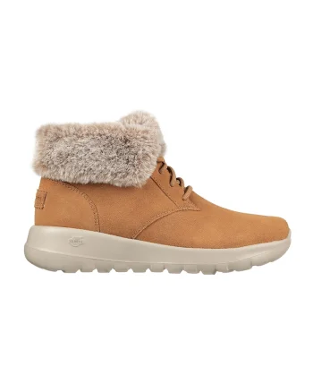 Ghete de piele intoarsa On-The-Go Joy, Caramel