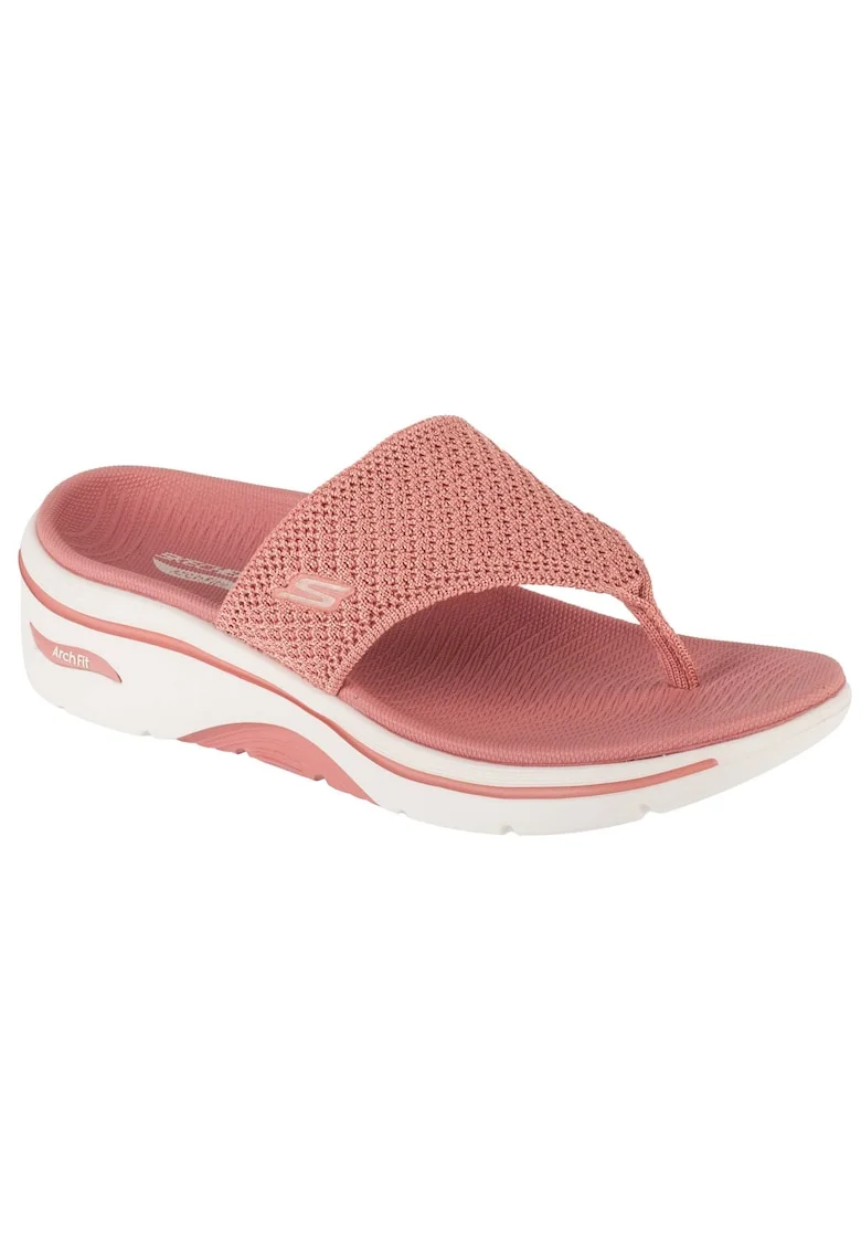 Papuci de dama tip flip-flop,  Go Walk Arch Fit 2.0 Sandal - Carrie 140861, Roz