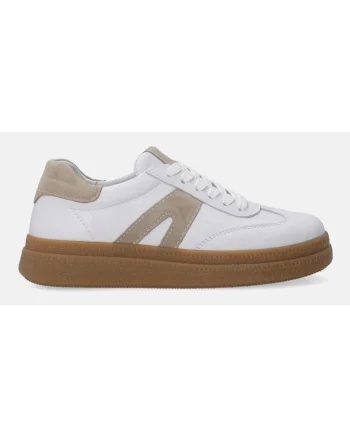 Pantofi sport flatform din piele