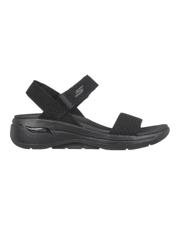 Sandale wedge Arch Fit, Negru