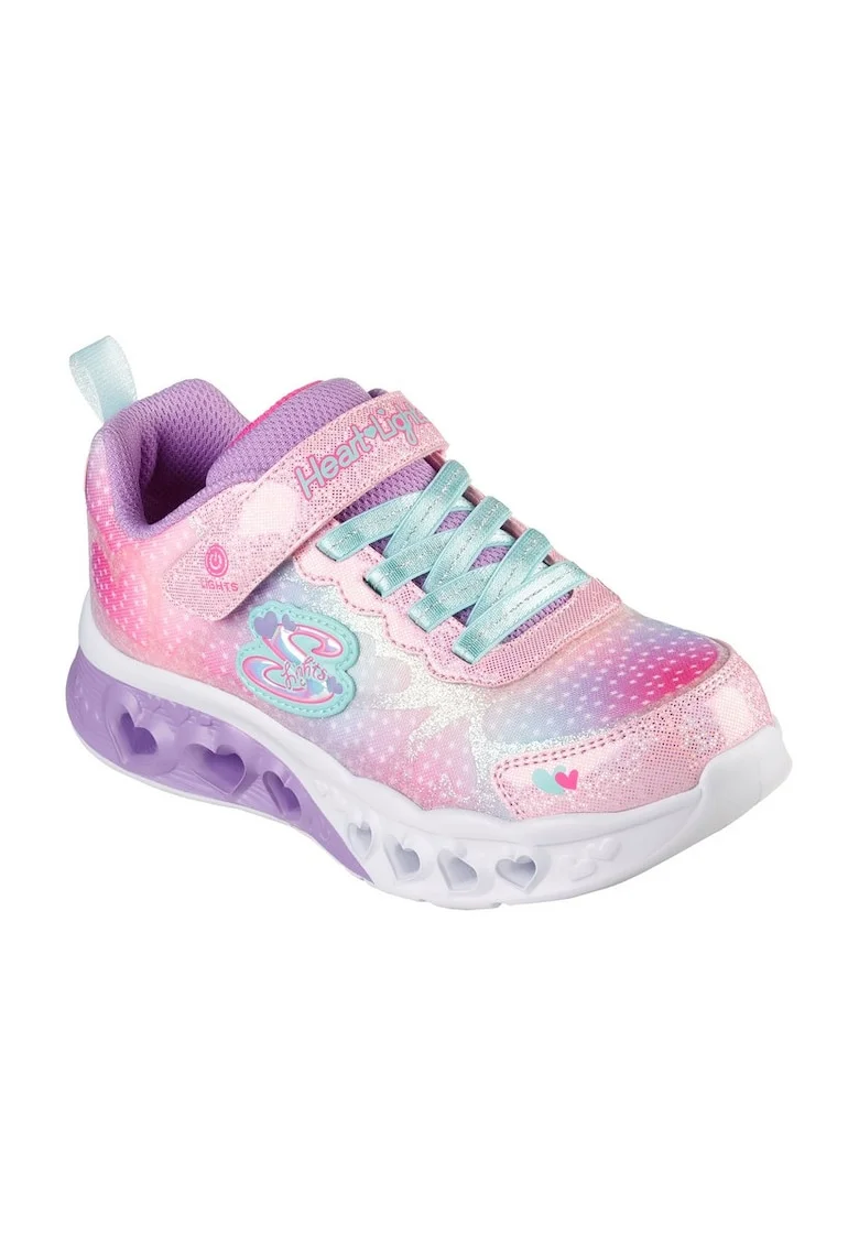 Pantofi copii cu sistem de lumini Flutter Heart Lights Simply Love, Roz