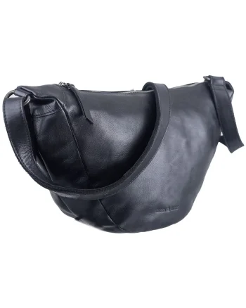Geanta umar dama piele naturala neagra 36 x 21 cm, Colombiana,
