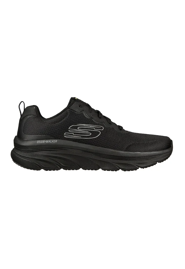 Pantofi sport din material textil D'Lux Walker-Scrambler, Negru/Gri carbune
