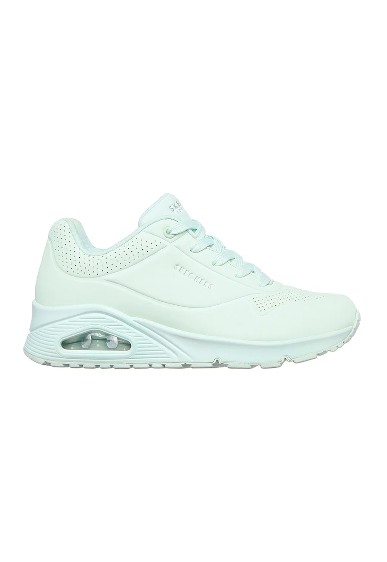 Pantofi sport cu talpa wedge ascunsa Uno Frosty Kicks, Verde menta