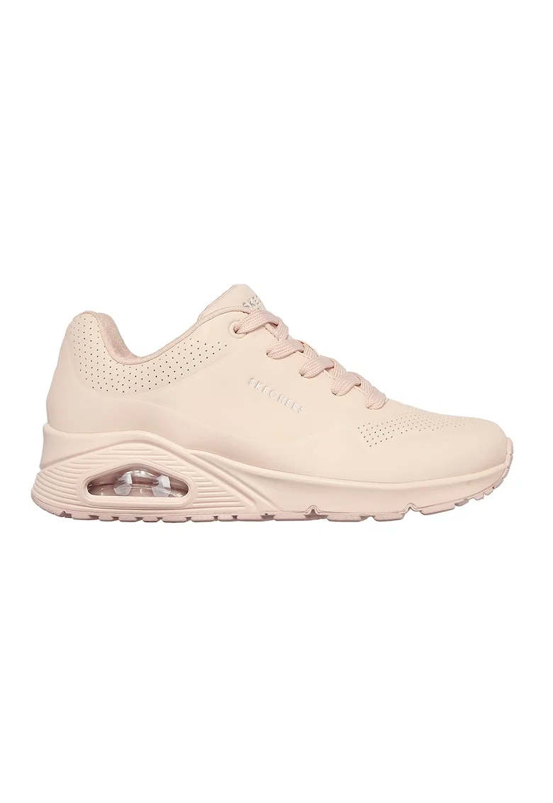 Pantofi sport cu talpa wedge ascunsa Uno Frosty Kicks, Piersica