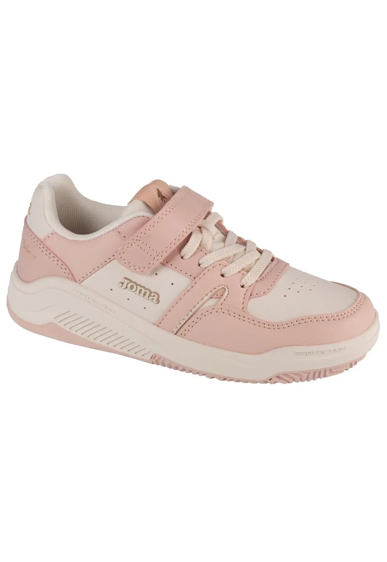 Pantofi sport copii,  Platea Low Jr 2413 JPLAS2413V, Alb, Alb