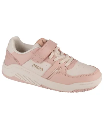 Pantofi sport copii,  Platea Low Jr 2413 JPLAS2413V, Alb, Alb