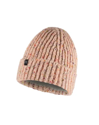 Caciula Tricotata pentru Adulti cu polar interior model Pale Pink, Roz