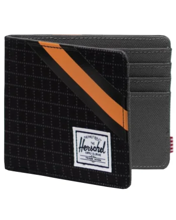 Portofel unisex,  Roy Wallet 10363-05722, Negru, 8 x 11 cm