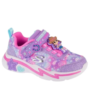 Pantofi sport,  Snuggle Sneaks - Skech Squad 302214L-LVMT, Roz, Roz
