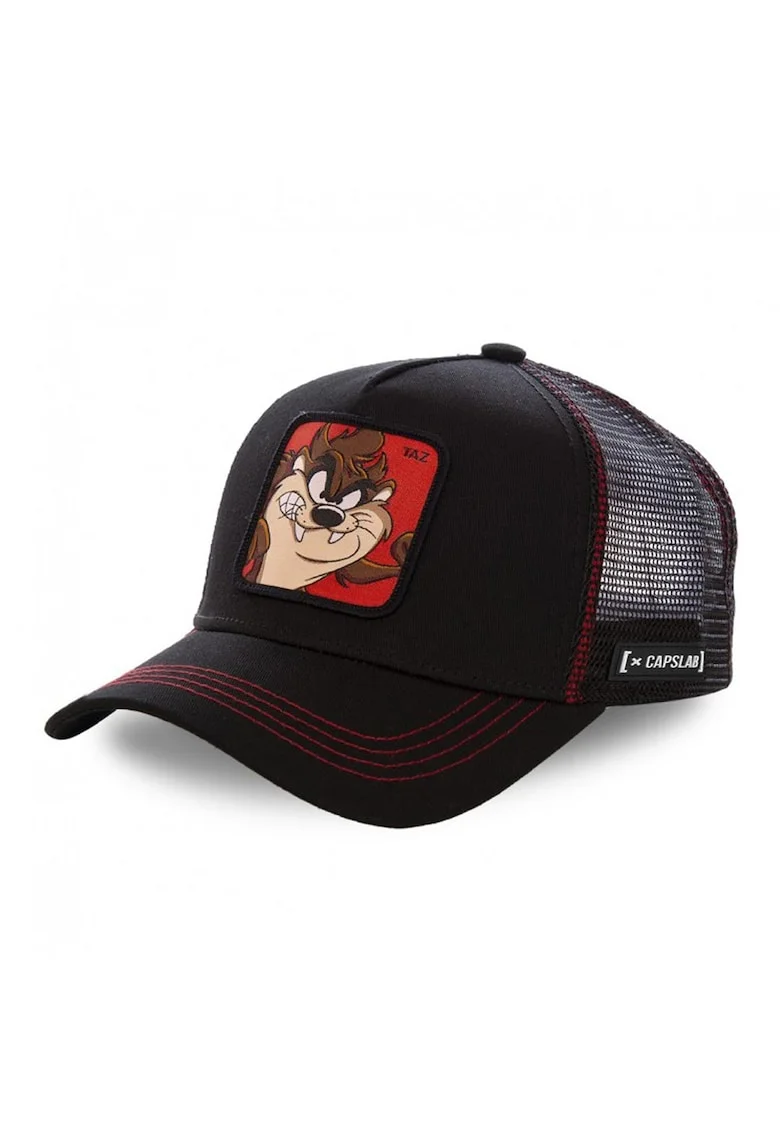 Sapca Looney Tunes Taz,  Bumbac/Poliester, Negru, Ajustabil