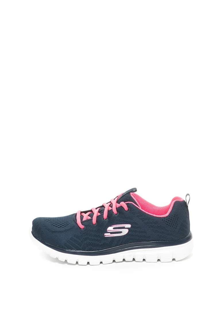 Pantofi sport usori cu aspect tricotat si spuma de memorie Graceful