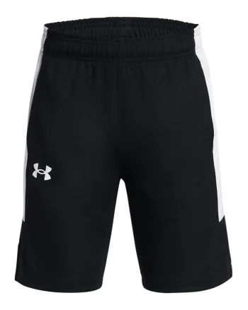 Pantaloni scurti cu buzunare laterale, pentru baschet Baseline, Negru/Alb murdar