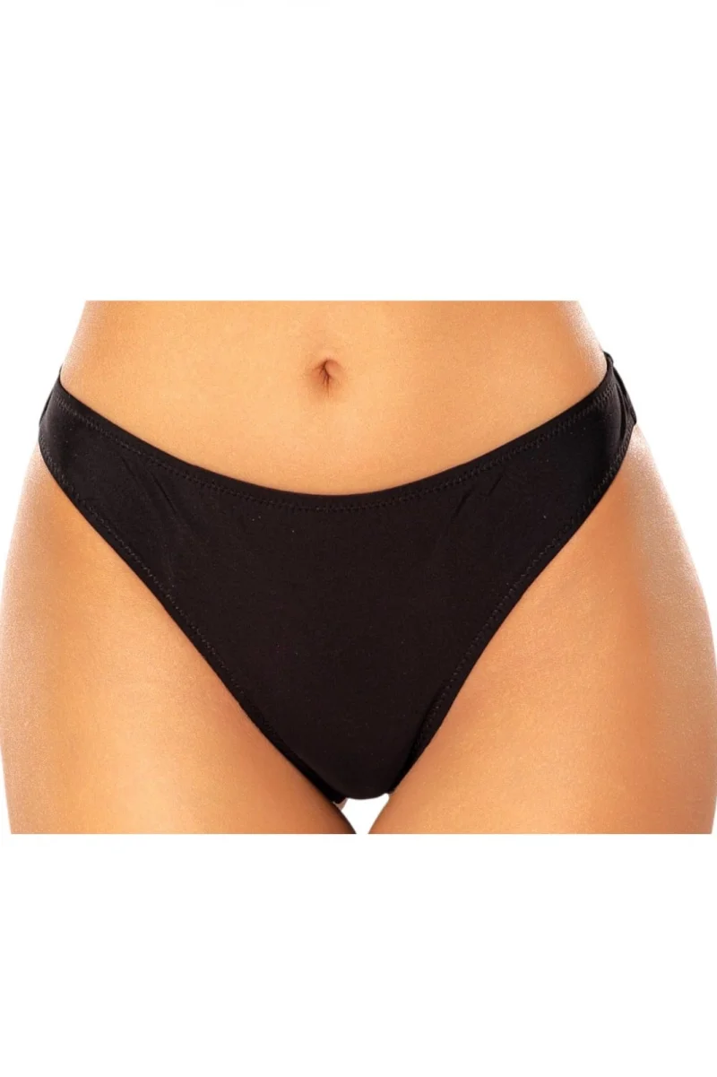 Slip de baie dama brazilian, negru lm056