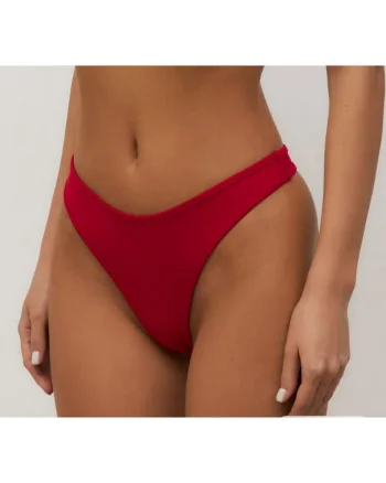 Slip tanga de baie dama, rosu lm060