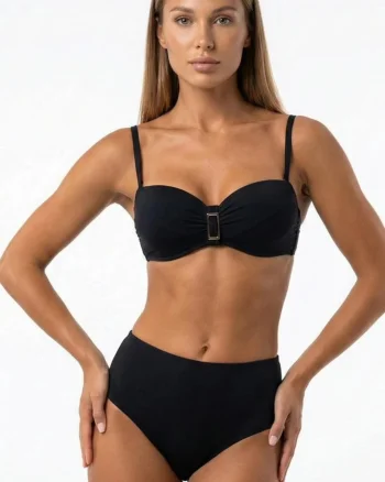 Costum de Baie Negru Doua Piese negru Lm063