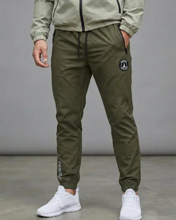 Pantaloni fas Jogger Sport Kaki Model Paris  Buzunare  Fermoar 7795
