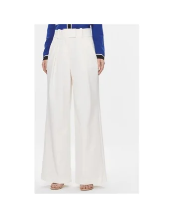 Pantaloni dama,  303619398, Poliester/Bumbac, Bej, Bej