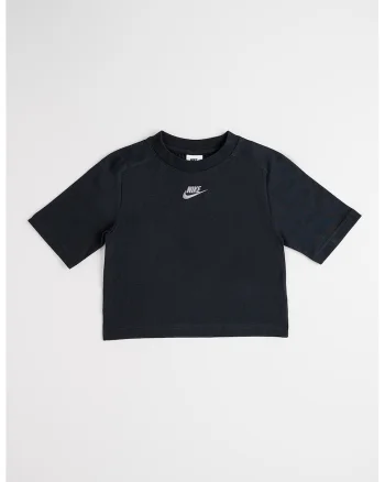 Tricou cu decolteu rotund, Negru