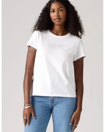 Tricou de bumbac cu decolteu la baza gatului
