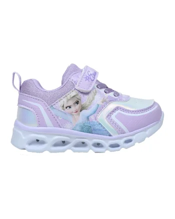 Pantofi sport cu model si LED-uri, Lila/Albastru glaciar/Argintiu