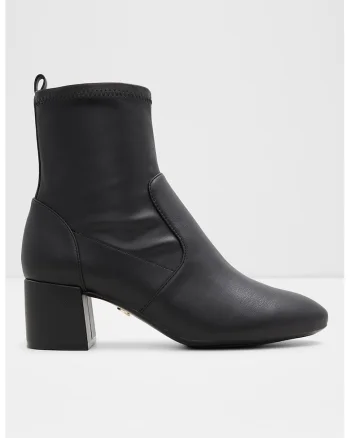 Botine din piele Tirgus, Negru