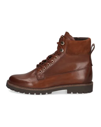 Ghete flatform din piele, Maro scortisoara