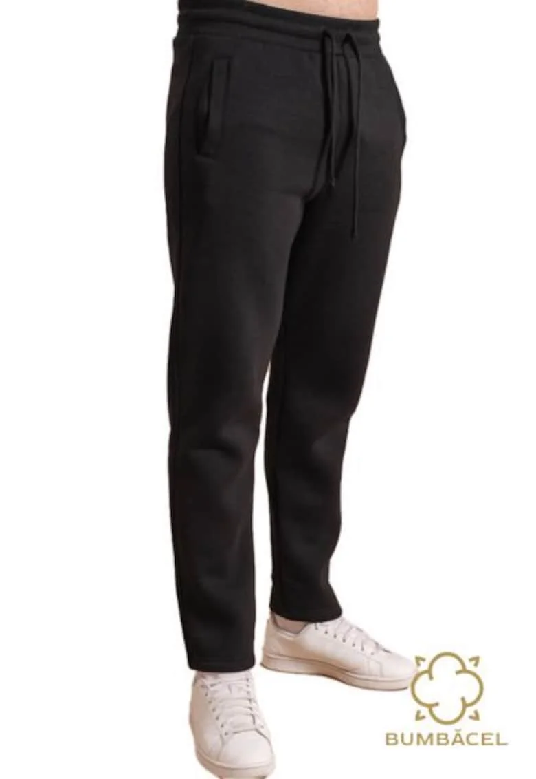 Pantaloni pentru barbati, 3XL, Bumbacel, Negru
