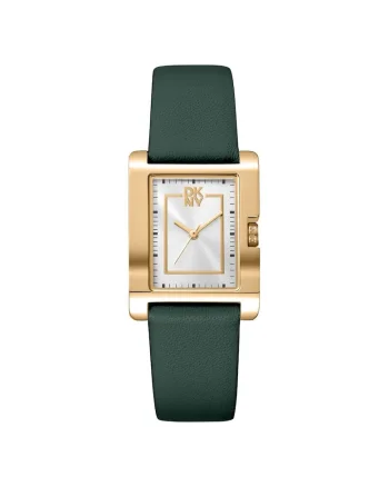 Ceas dama  DK1L007L0025 verde auriu 25.5x33.5mm piele ecologica