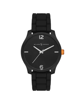 Ceas dama  MEX1160 sport negru 38x10mm silicon otel