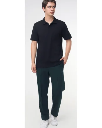 Tricou barbatesc oversize, marimi mari, Negru
