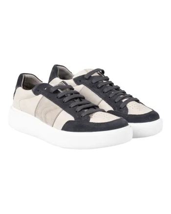 Pantofi sport din piele cu garnituri din piele intoarsa Ottaya B,